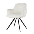 Eetkamerstoel Doreen Boucle | Wit