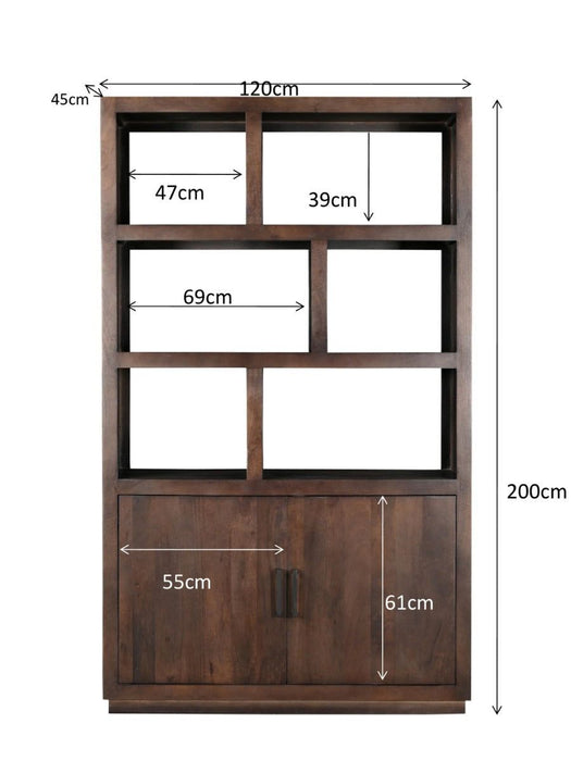 Wandkast Jaxx | Brown 120cm