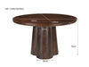 Eettafel Brix Clubs | Bruin 130cm