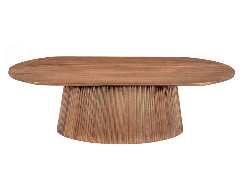 Salontafel Salvator | Lichtbruin 120cm Ovaal