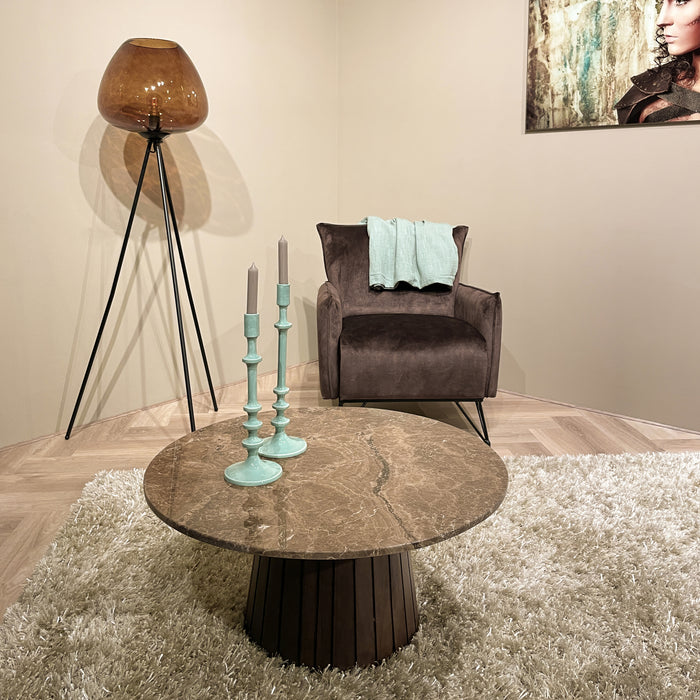 Salontafel Emperador | Bruin 80cm