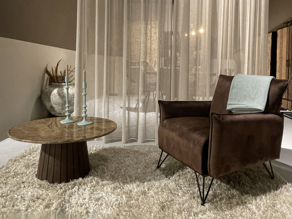 Salontafel Emperador | Bruin 80cm