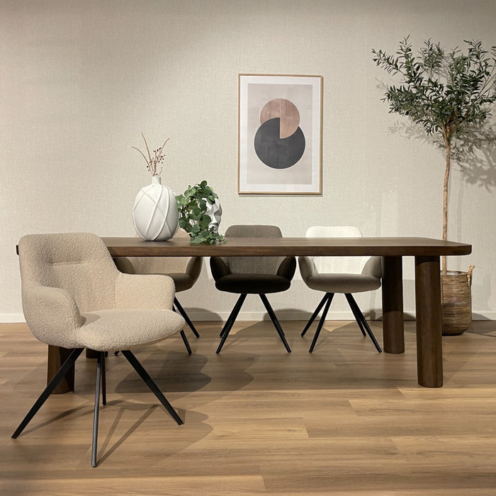 Eettafel Badou | Bruin 240cm