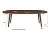 Eetkamertafel Beaunan | Bruin 240cm