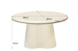 Salontafel Clubs Sandy | Beige 80cm