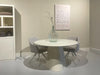 Eetkamertafel Clubs Sandy | Crème wit 130cm