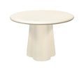 Eetkamertafel Clubs Sandy | Crème wit 130cm