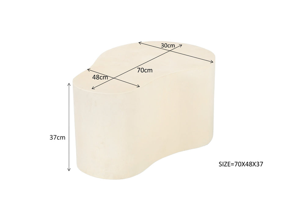 Salontafel Organic Sandy | Beige 70cm