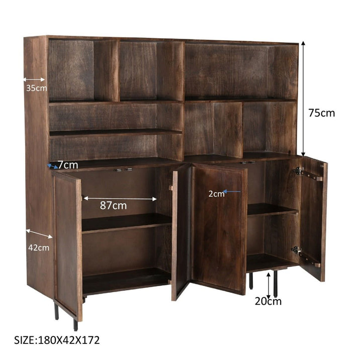 Wandkast Elan | Brown 180cm