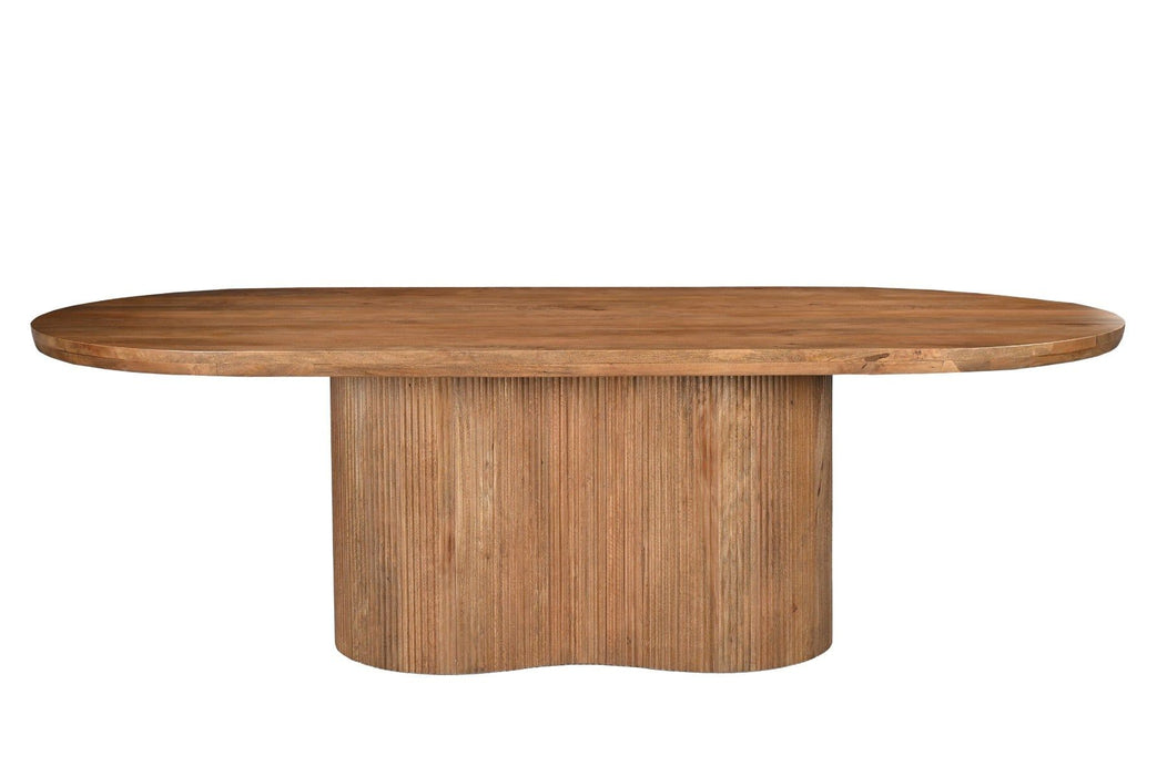 Eettafel Sevilla Lichtbruin - 220cm | Ovaal