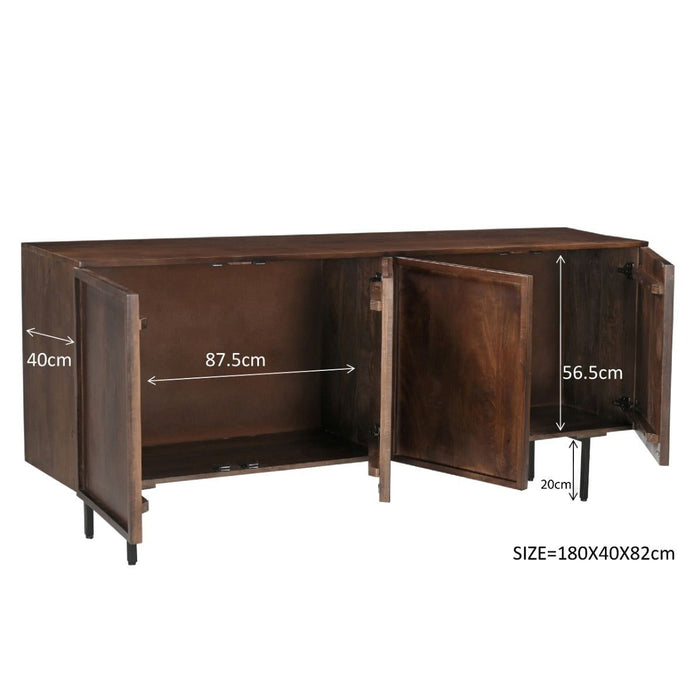 Dressoir Elan | Brown 180cm