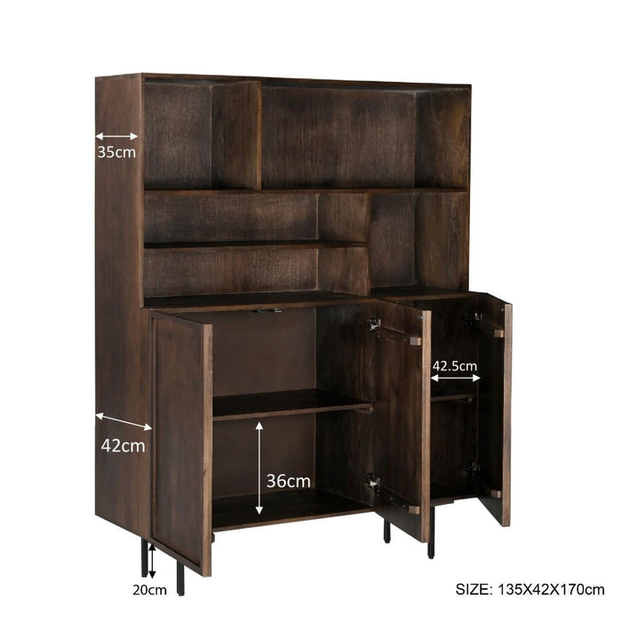 Wandkast Elan | Brown 135cm