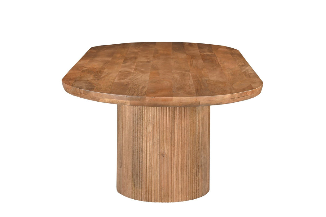 Eettafel Sevilla Lichtbruin - 250cm | Ovaal