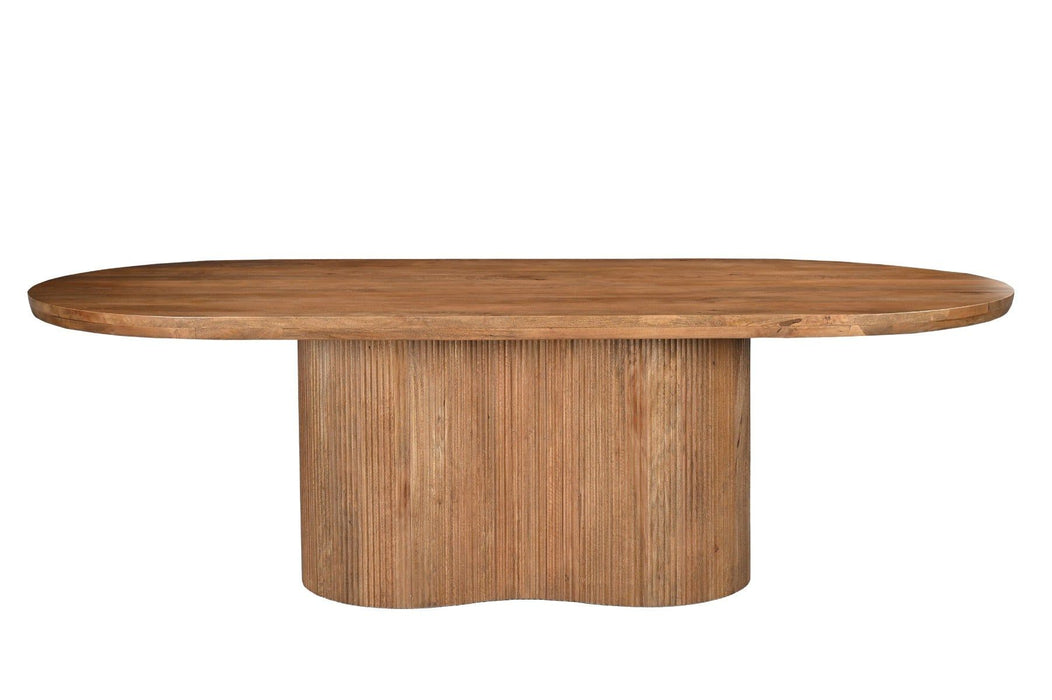 Eettafel Sevilla Lichtbruin - 250cm | Ovaal