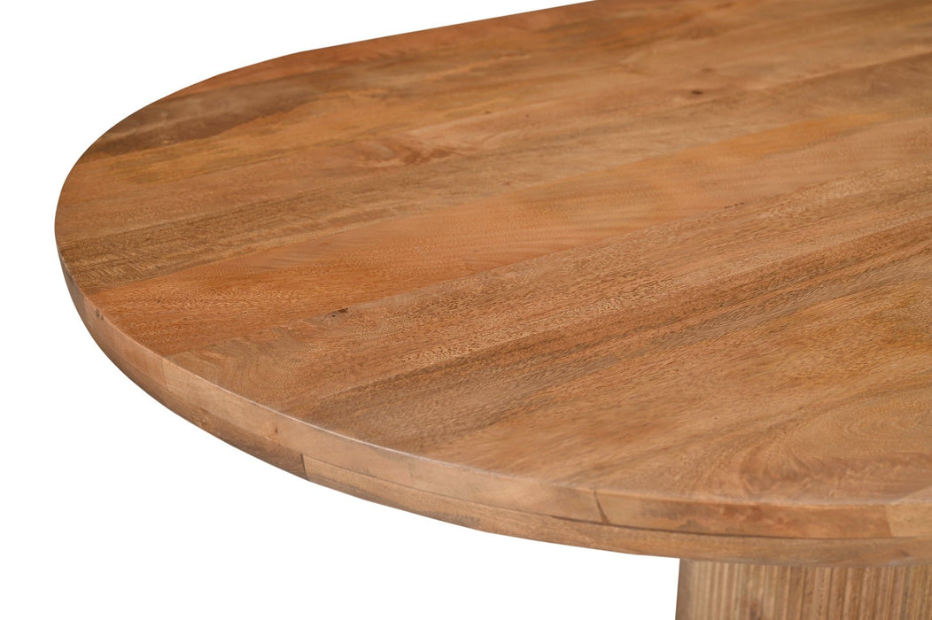 Eettafel Sevilla Lichtbruin - 250cm | Ovaal