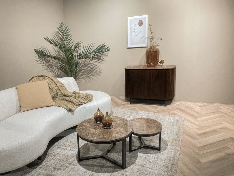 Salontafel Senna Emperador | Bruin 80cm