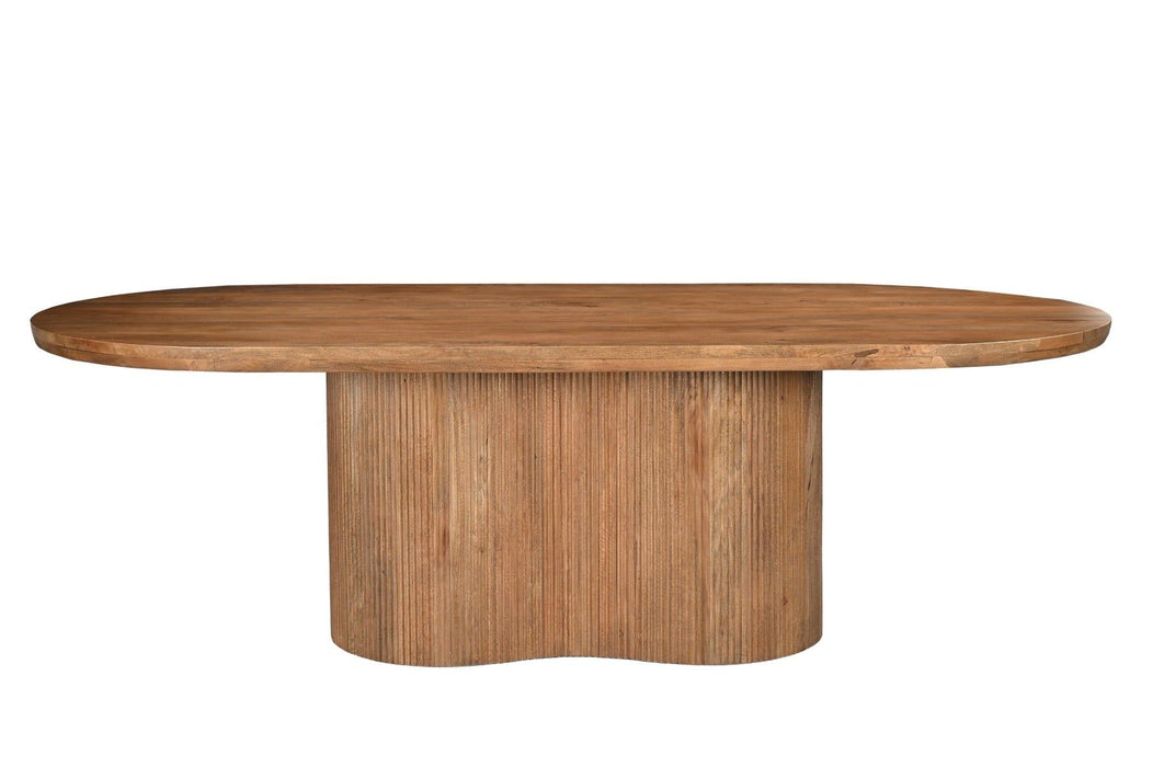 Eettafel Sevilla Lichtbruin - 300cm | Ovaal