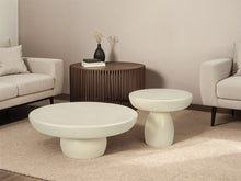 Salontafel Dune Sandy | Crème wit 80cm