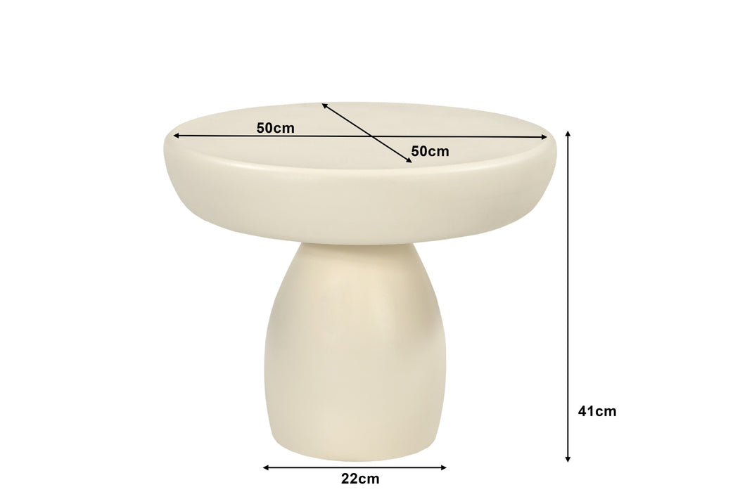 Salontafel Dune Sandy | Crème wit 50cm
