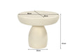 Salontafel Dune Sandy | Crème wit 50cm