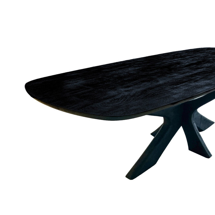 Eettafel Montreaux | Zwart 220cm