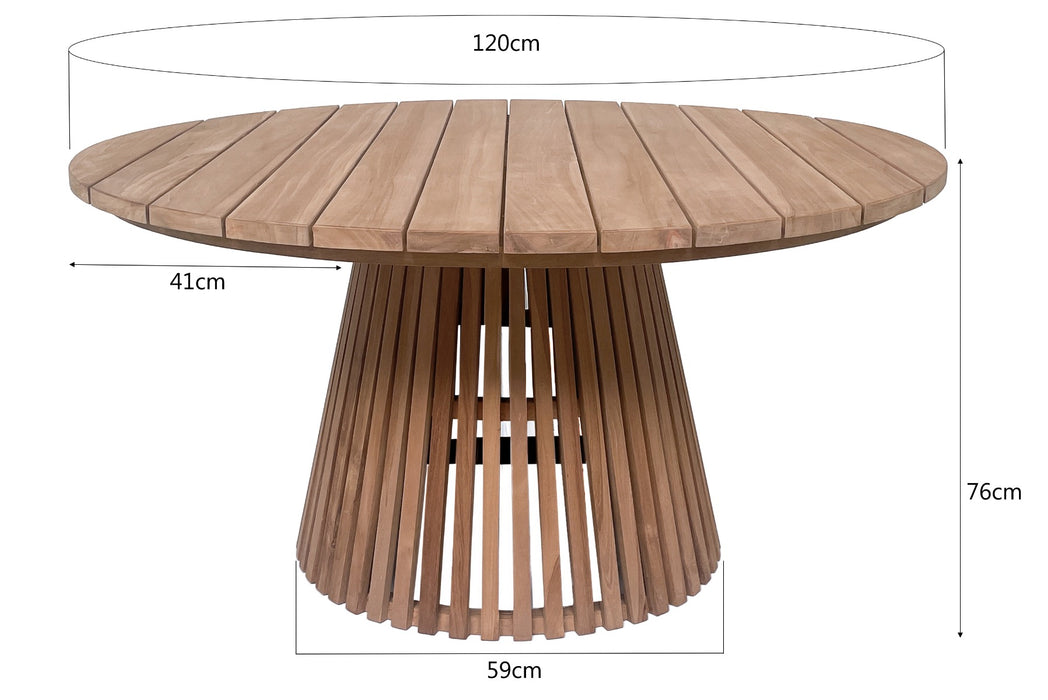 Tuintafel Cindo | Bruin 120cm