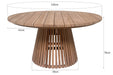 Tuintafel Cindo | Bruin 120cm