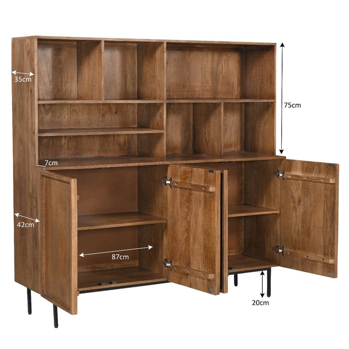 Wandkast Elan | Lichtbruin 180cm