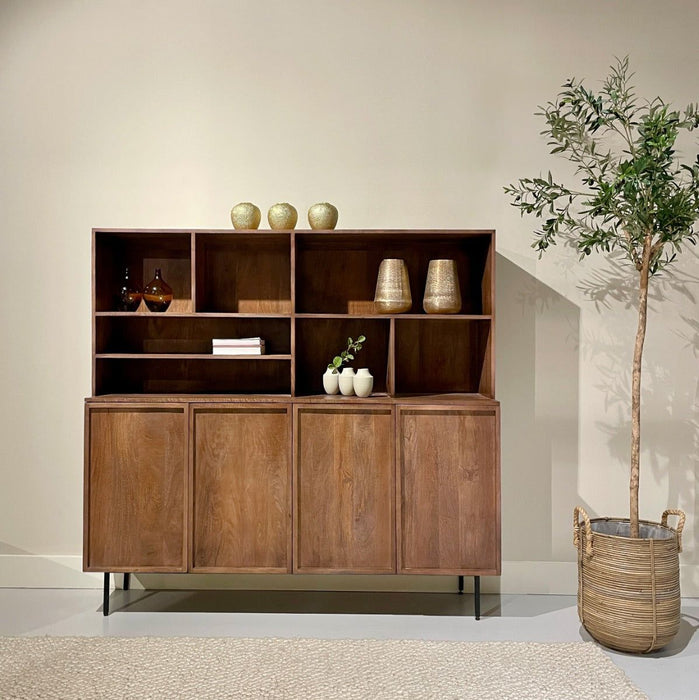 Wandkast Elan | Lichtbruin 180cm