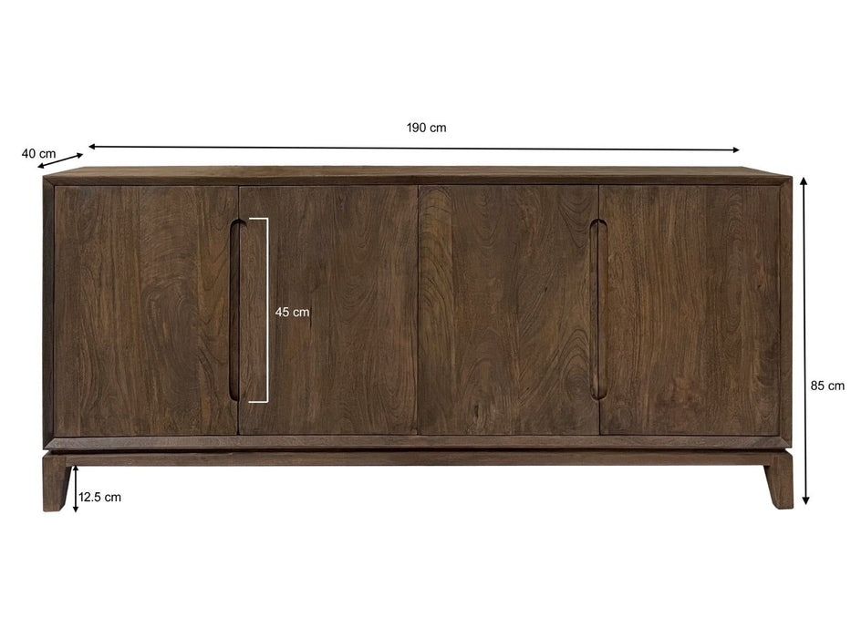 Dressoir Cortez | Bruin 190cm