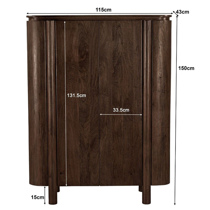 Wandkast Salano | Brown 150cm
