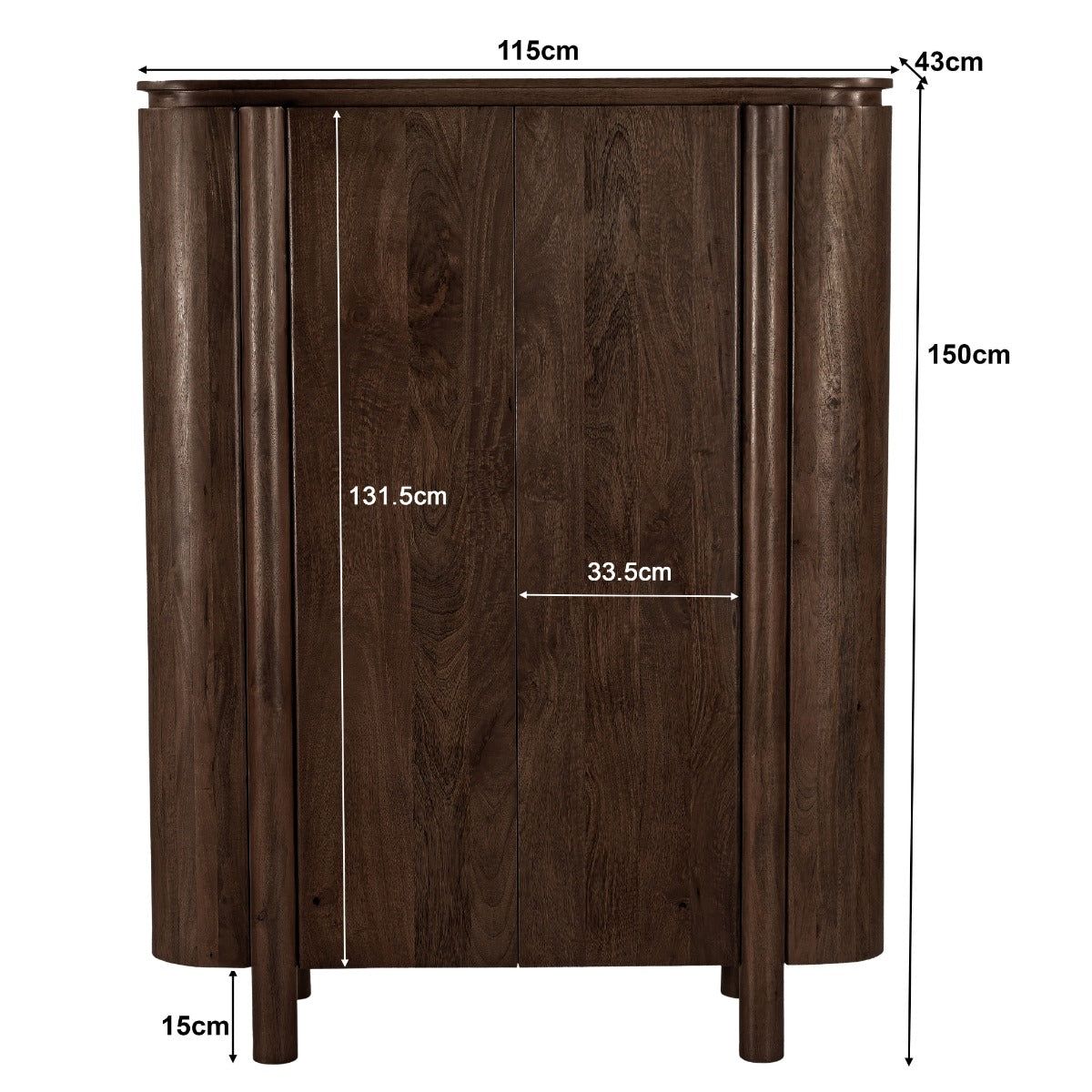 Wandkast Salano | Brown