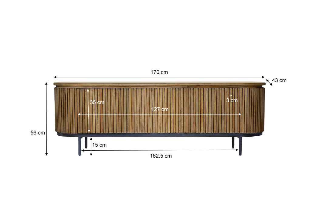 TV Meubel Lausanne | Bruin 170cm