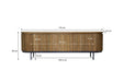 TV Meubel Lausanne | Bruin 170cm