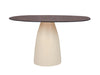 Eetkamertafel Mylon | Crème wit 140cm