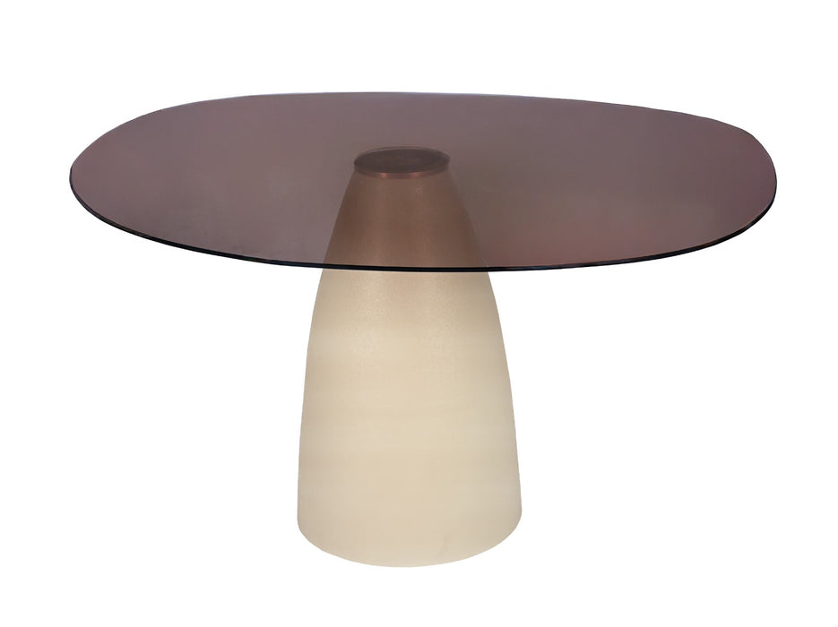 Eetkamertafel Mylon | Crème wit 140cm