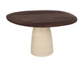 Eetkamertafel Marron | Crème wit 140cm