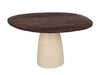 Eetkamertafel Marron | Crème wit 140cm