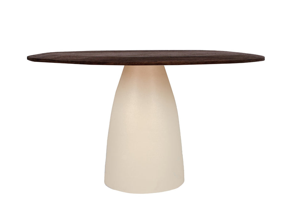 Eetkamertafel Marron | Crème wit 140cm