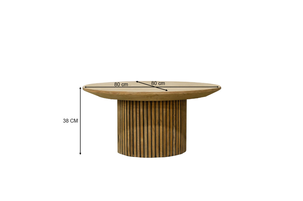 Salontafel Lausanne | Bruin 80cm