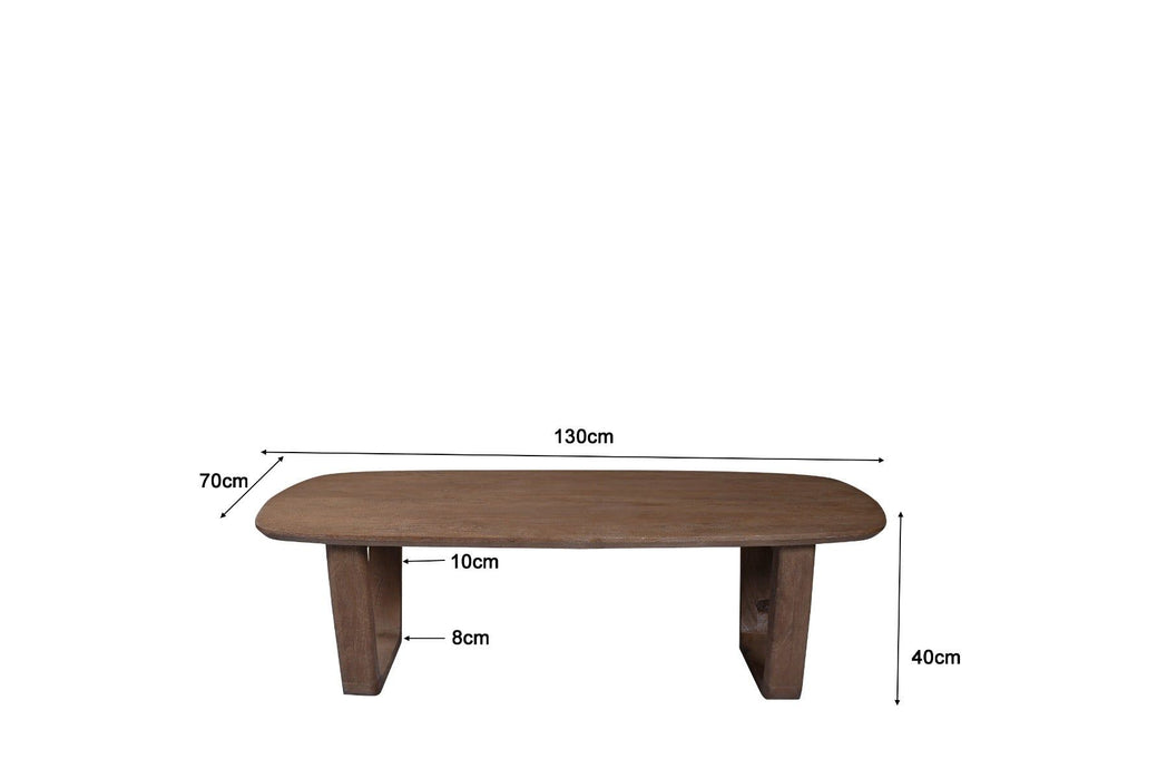 Salontafel Cortez | Bruin 130cm