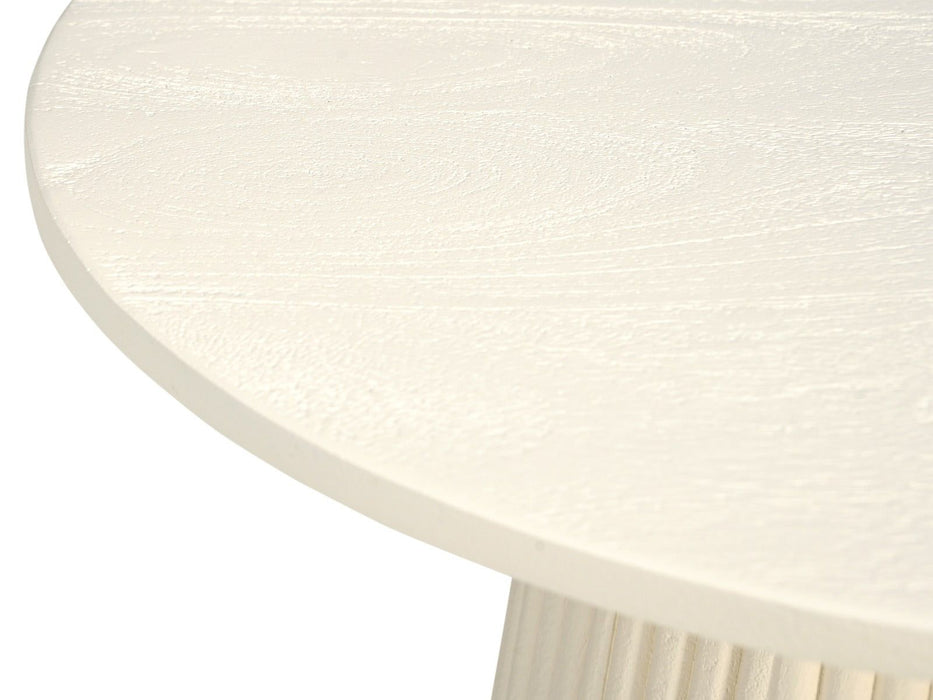 Bijzettafel Patrice | Crème wit 50cm