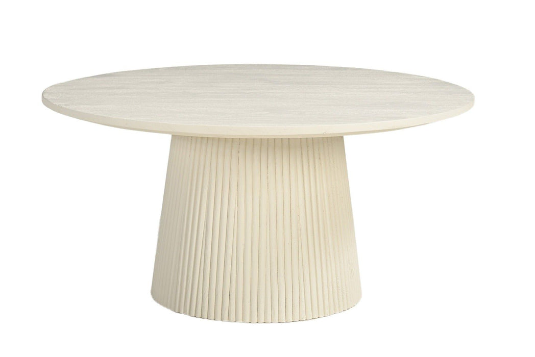 Bijzettafel Patrice | Crème wit 80cm