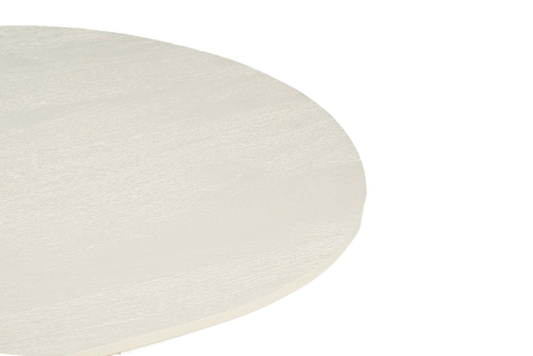 Bijzettafel Patrice | Crème wit 80cm