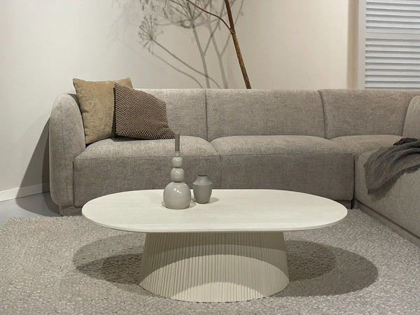 Salontafel Patrice | Crème wit 120cm