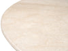 Eettafel Bottecino Round | Crème wit 130cm