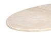 Salontafel Bottecino Oval | Crème wit 120cm