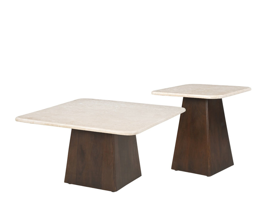 Salontafel Bottecino | Crème wit 75cm