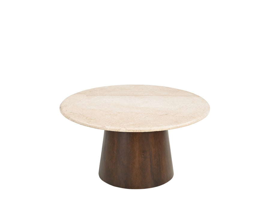 Salontafel Bottecino | Crème wit 75cm