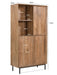 Kabinet Ravenstein | Bruin 90cm